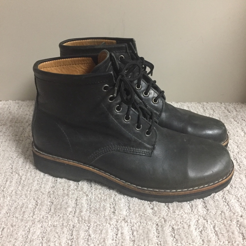Men’s Roots Canada Black Leather Boots